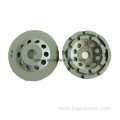 Single or Double Row Diamond Cup Grinding Wheel for Concrete